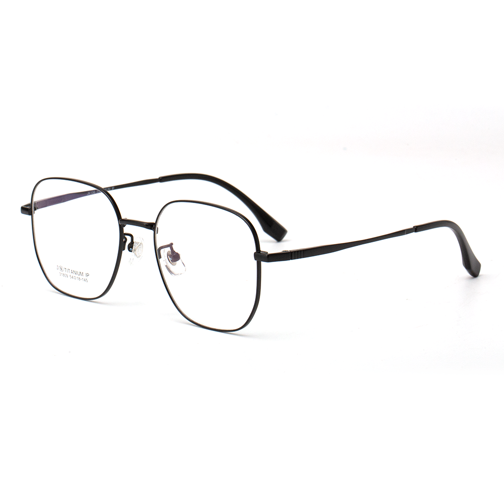 31809 Lightweight Square Titanium Eyeglasses - Image 2