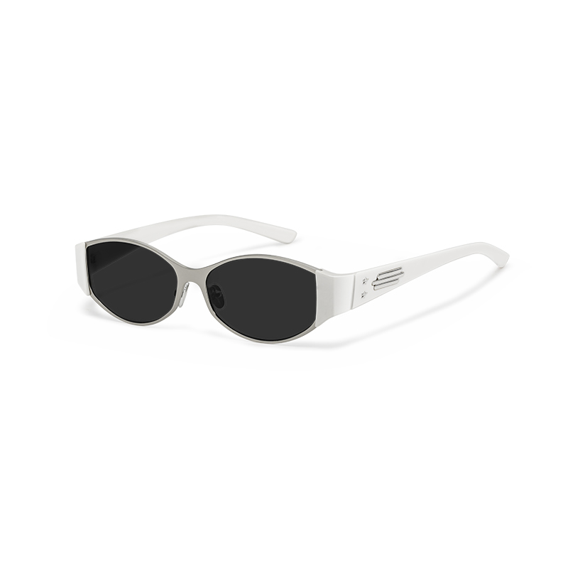 12014 Metal Frame Tortoiseshell Cat-Eye Sunglasses - Image 4