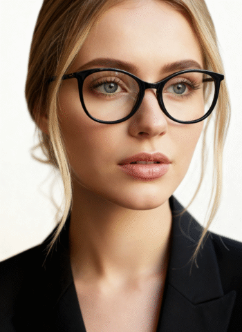 9072 Chic Round Acetate Eyeglasses