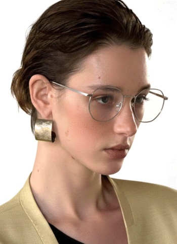 123235 Titanium Frame Blue Light Blocking Eyeglasses