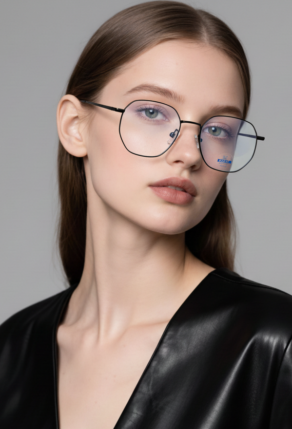 30824 Stylish Hexagon Eyeglasses