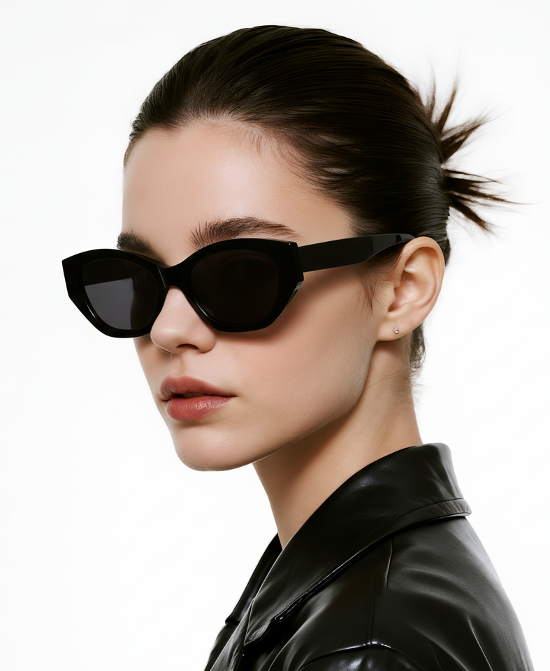 9123 Acetate Chic Retro Sunglasses