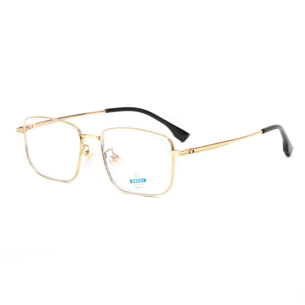 30877 Classic Gold & Black Titanium Eyeglasses - Image 2