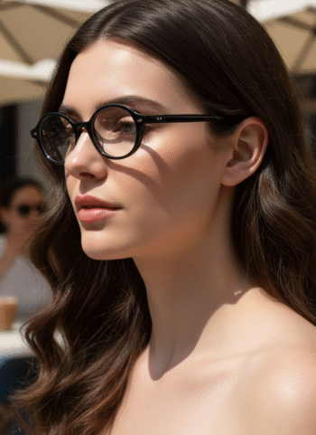 2408 Trendy Micro Oval Sunglasses