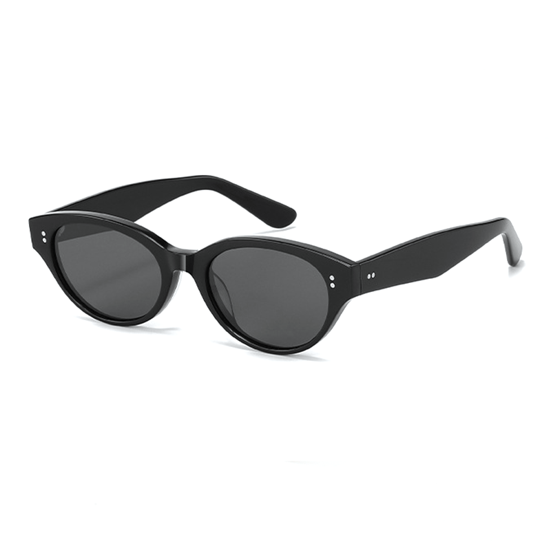 8060 Chic Slim Oval Frame Sunglasses - Image 2