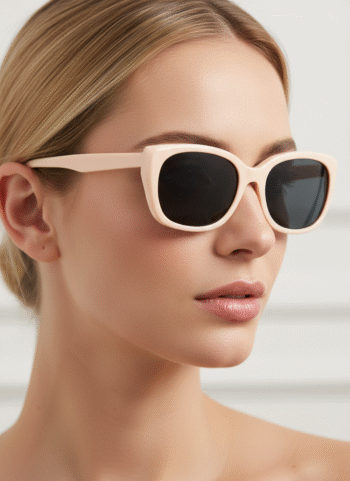 3069 Chic Pink Cat-eye Sunglasses | Oversized Acetate Frame UV400 Protection