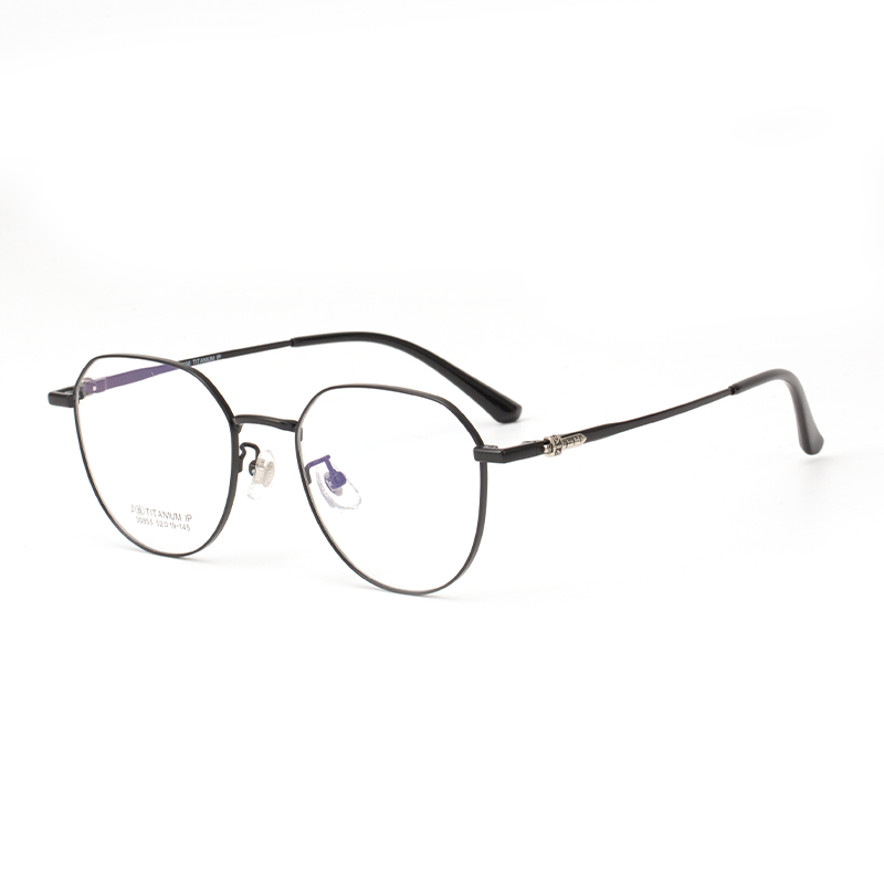 30855 Hexagonal Titanium Frame Glasses - Ultra-Lightweight & Durable - Image 2