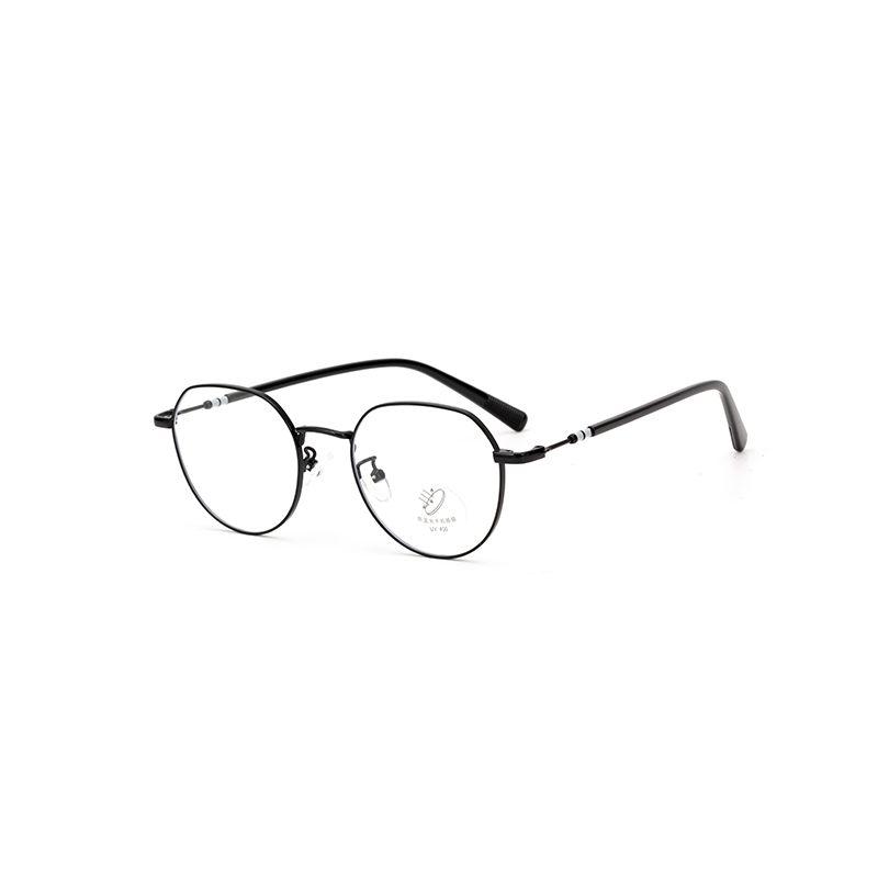90060 Chic Geometric Metal Anti-Glare Glasses - Trendy & Light - Image 2