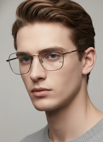 90127 Stylish Square Frame Blue Light Blocking Glasses - Anti-Blue Light