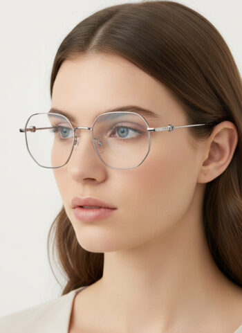 80039 Classic Full-Rim Square Eyeglasses Frame