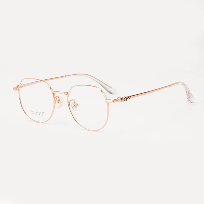 30851 Classic Titanium Anti-Blue Light Eyeglasses - Hypoallergenic & Ultra-Lightweight - Image 4