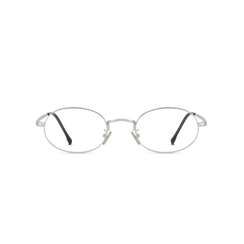 8022 Classic Oval Metal Frame Glasses - Image 3