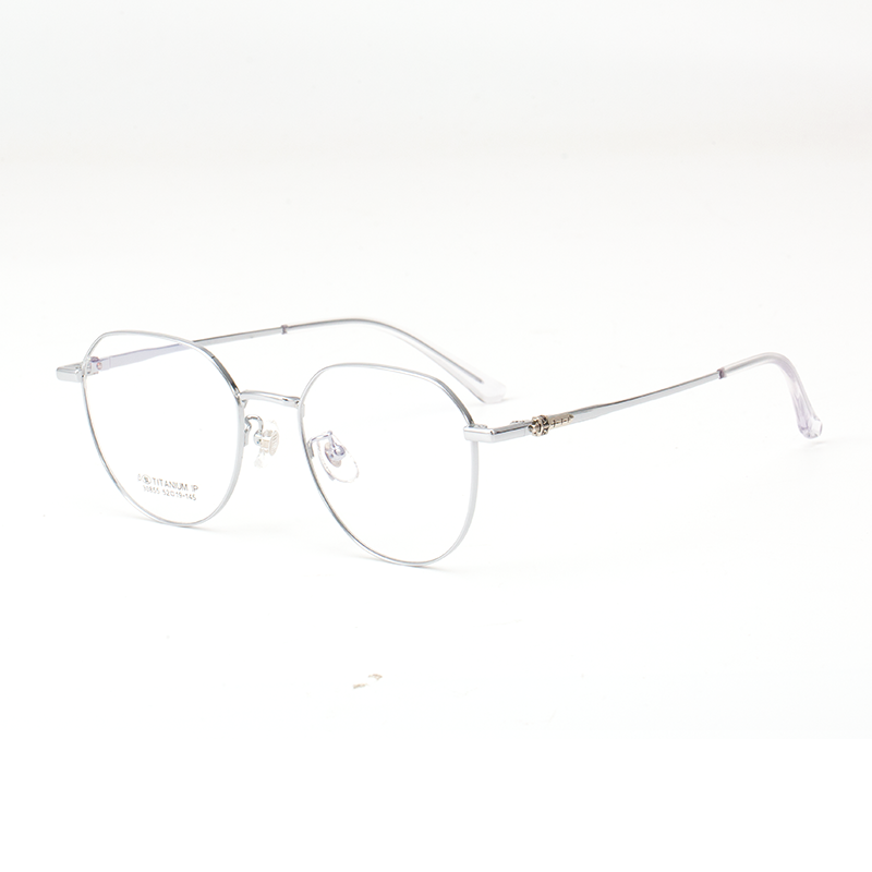 30855 Hexagonal Titanium Frame Glasses - Ultra-Lightweight & Durable - Image 4