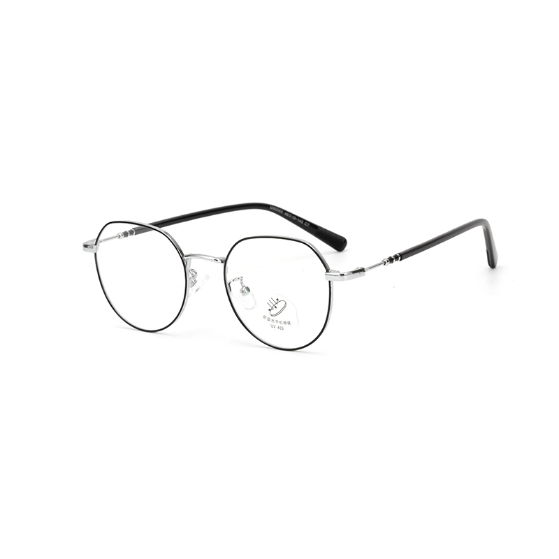 90060 Chic Geometric Metal Anti-Glare Glasses - Trendy & Light - Image 5