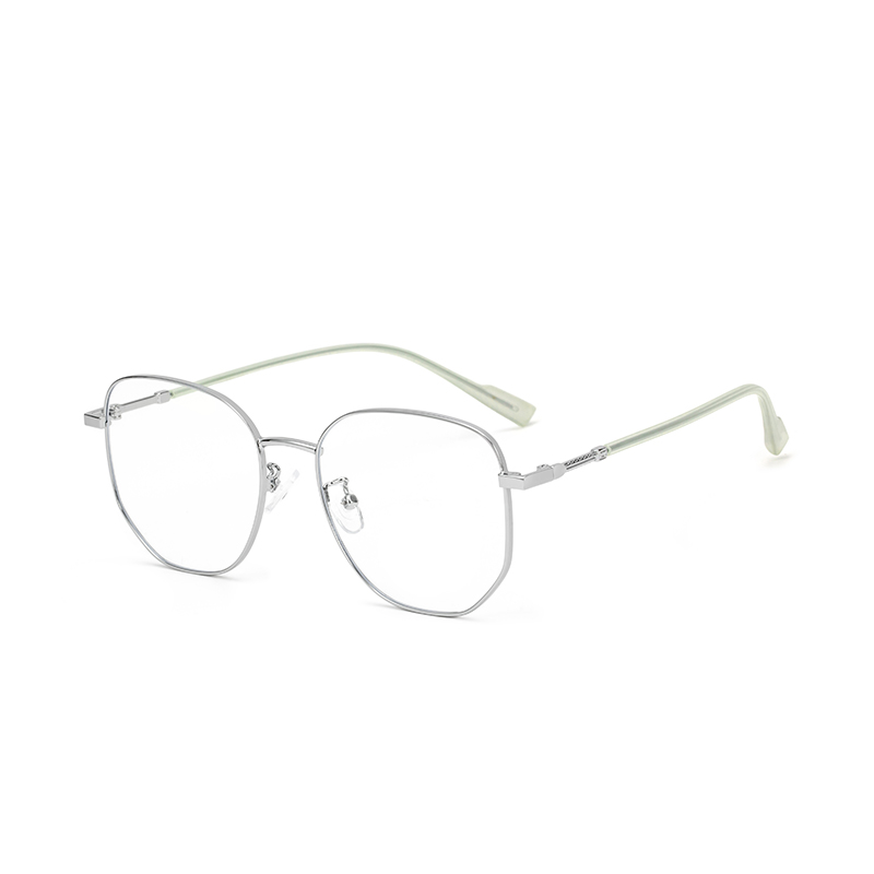 90029 Chic Geometric Metal Anti-Glare Glasses - Trendy & Light - Image 5