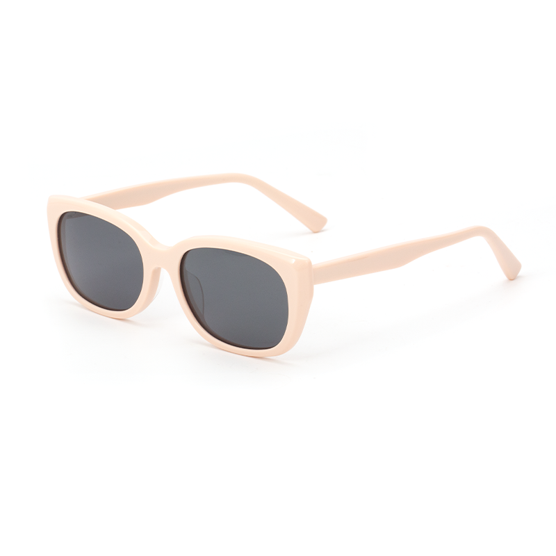 3069 Chic Pink Cat-eye Sunglasses | Oversized Acetate Frame UV400 Protection - Image 2