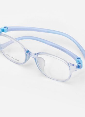 TR2402柔性儿童蓝光阻隔眼镜耐用透明TR镜框-可调节贴合度