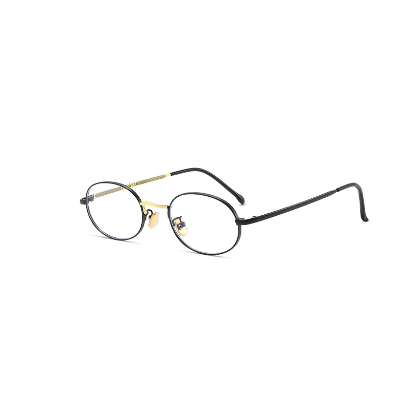 8022 Classic Oval Metal Frame Glasses - Image 4