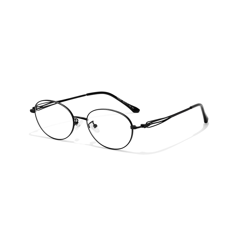 YX051 Trendy Metal Oval Glasses - Fashion-Forward & Lightweight - Image 3