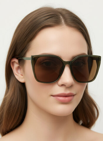 7066 Classic TR Oversized Butterfly Sunglasses