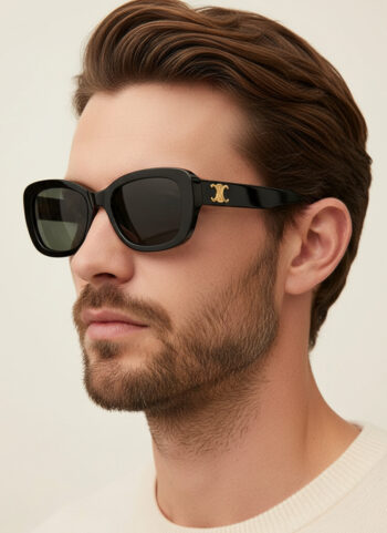 069 Chunky TR Retro Rectangular Sunglasses