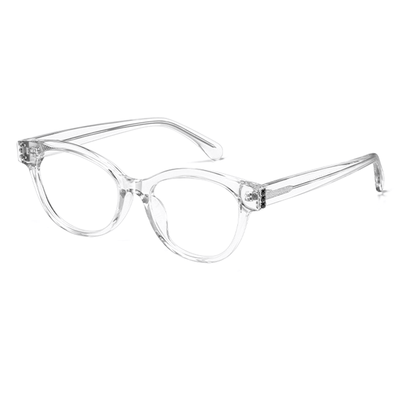 2038 Vintage Black Cat-Eye Acetate Optical Frames - Retro PrescriptionGlasses - Image 5
