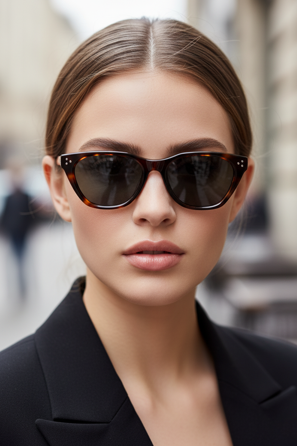 8048 Retro Cat-Eye Sunglasses - Polarized UV400 Protection Eyewear